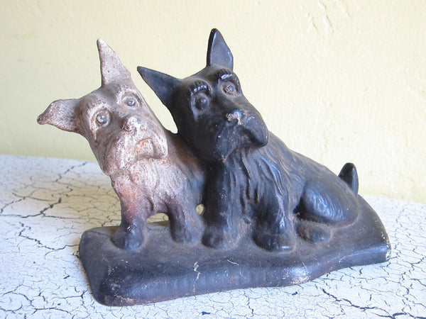 Cast iron clearance scottie door stop