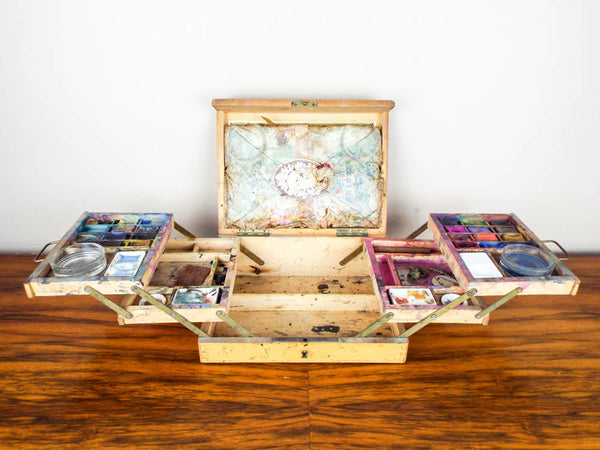 the antique french paint box