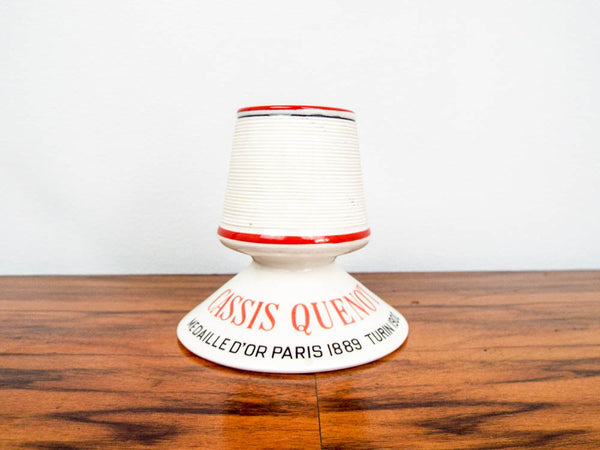 Vintage, Advertising Match Striker selling / Holder Cassis Quenot, Paris France