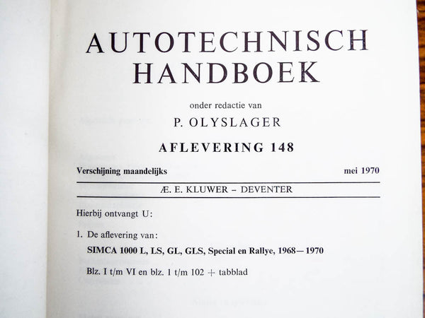 3x Olyslager Autotechnical Manual Dutch 1950s hotsell Book Vintage