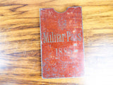 Antique German Empire 1885 Metal Military Pass Etui Military Papers Wallet