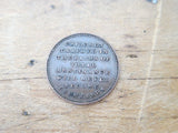 Antique  Father Mathew Temperance Movement Coin - Yesteryear Essentials
 - 2