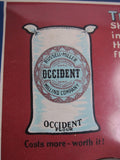 Vintage Advertising Occident Wheat Flour Store Display Russell Miller Milling Co - Yesteryear Essentials
 - 11