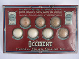 Vintage Advertising Occident Wheat Flour Store Display Russell Miller Milling Co - Yesteryear Essentials
 - 12