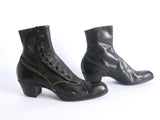 Victorian Black Leather Button Womens Boots - Size 6 / 6.5 - Yesteryear Essentials
 - 10