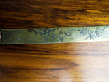 Vintage Japanese Shakudo Meiji Era Letter Opener - Yesteryear Essentials
 - 9