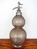 Antique French Seltzer Bottle Double Gourd Veritable Seltzogene D Fevre 19th Century