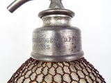 Antique French Seltzer Bottle Double Gourd Veritable Seltzogene D Fevre 19th Century