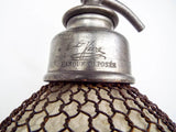 Antique French Seltzer Bottle Double Gourd Veritable Seltzogene D Fevre 19th Century