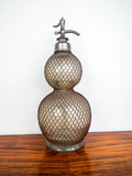 Antique French Seltzer Bottle Double Gourd Veritable Seltzogene D Fevre 19th Century