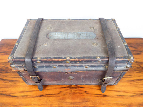 Small Steamer Trunk Storage Chest Luggage Coffee Table