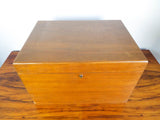 Vintage Art Deco Alfred Dunhill Humidor London Wooden Cigar Box Holder