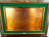 Vintage Art Deco Alfred Dunhill Humidor London Wooden Cigar Box Holder