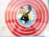 Original Chuck Jones Signed Daffy Duck Sericel COA Warner Brothers Animation Cel