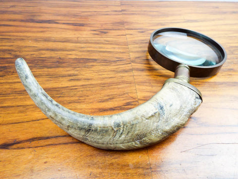 Horn And Brass Magnifying Glass – Stylemypad