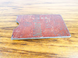 Antique German Empire 1885 Metal Military Pass Etui Military Papers Wallet