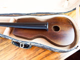 Antique Four String Box Made Violin Musical Instrument In Case 1900 1920s